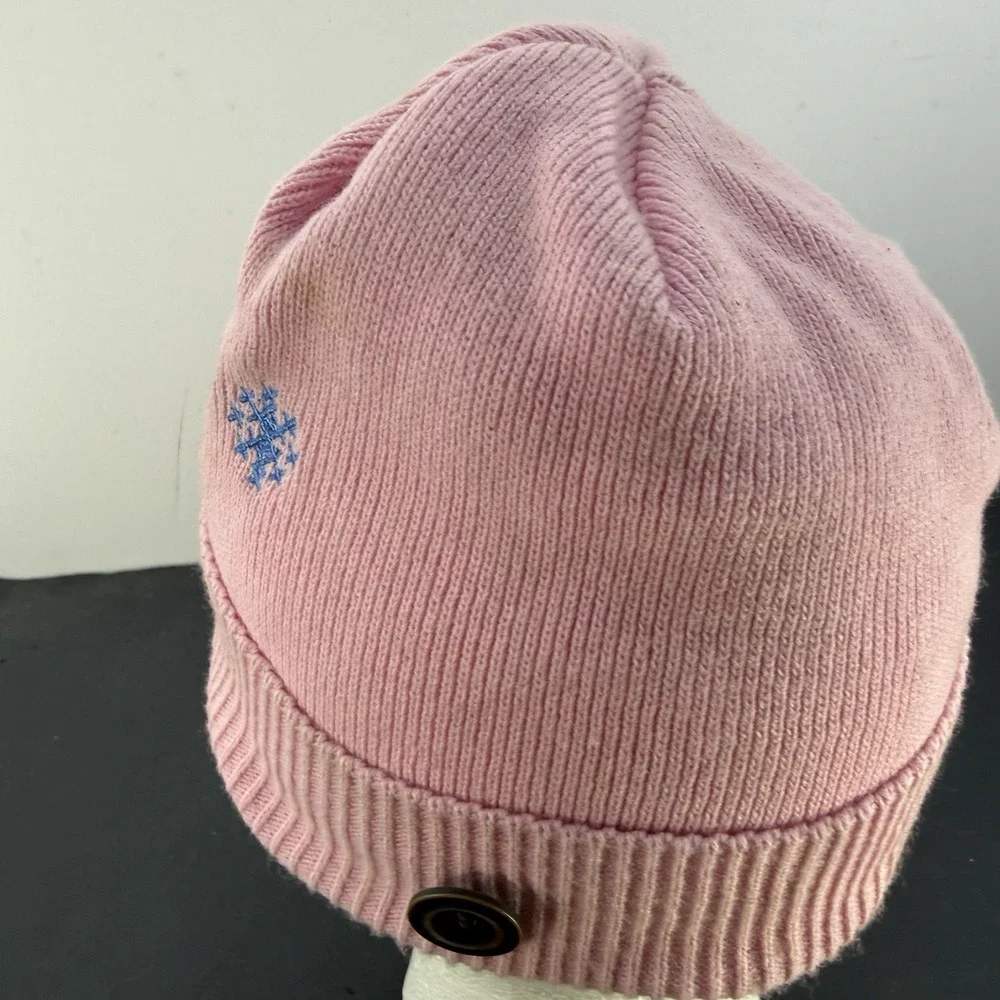 2007 Littlest Pet Shop LPS Pink Knit Beanie Hat Youth 4-16 Dog Beanie Fits adult